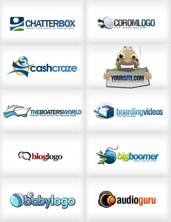 Free PSD Logo Templates Free PSD Logo Templates