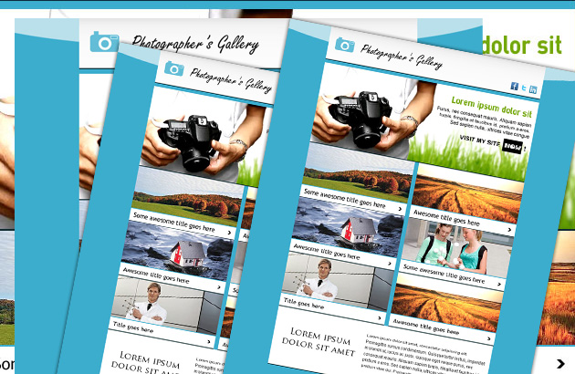 12 Free Psd Newsletter Template Images