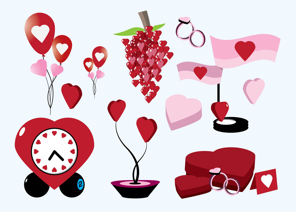 Free Valentine Vector Graphics