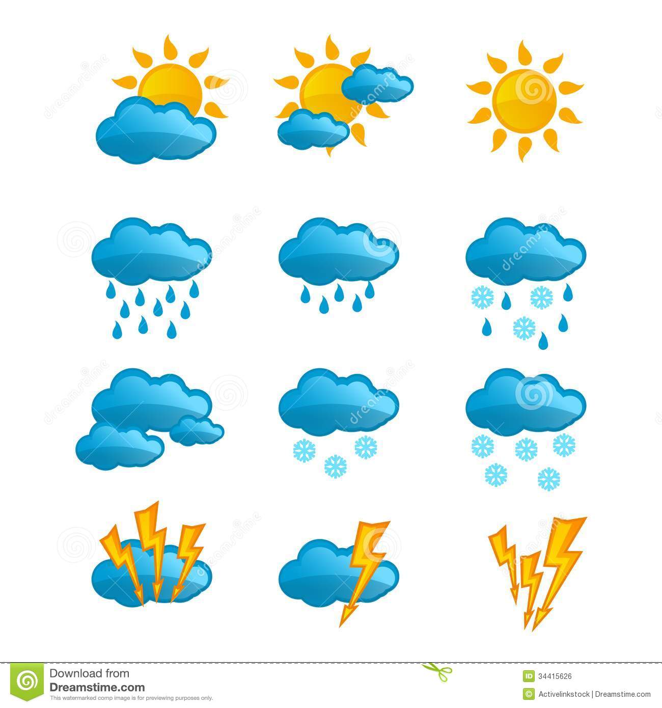 Free Vector Weather Icons