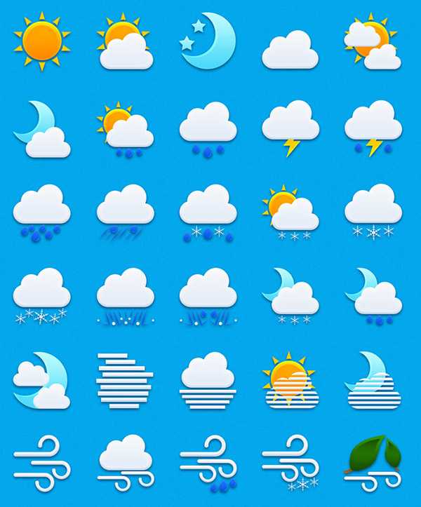 Free Weather Icons Download