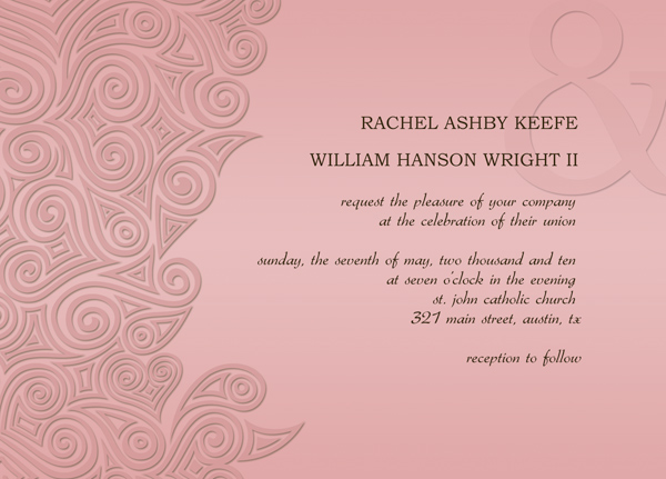 Free Wedding Invitation Card Template Free Wedding Invitation Card Template
