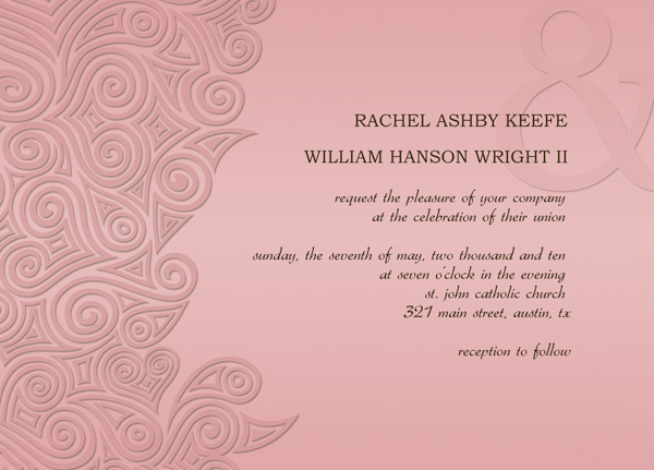 Free Wedding Invitation Card Template