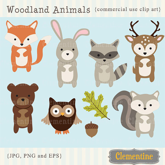 Free Woodland Animal Clip Art