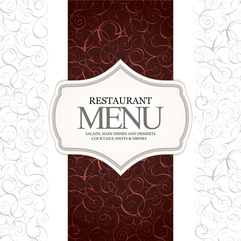 Free french menu design