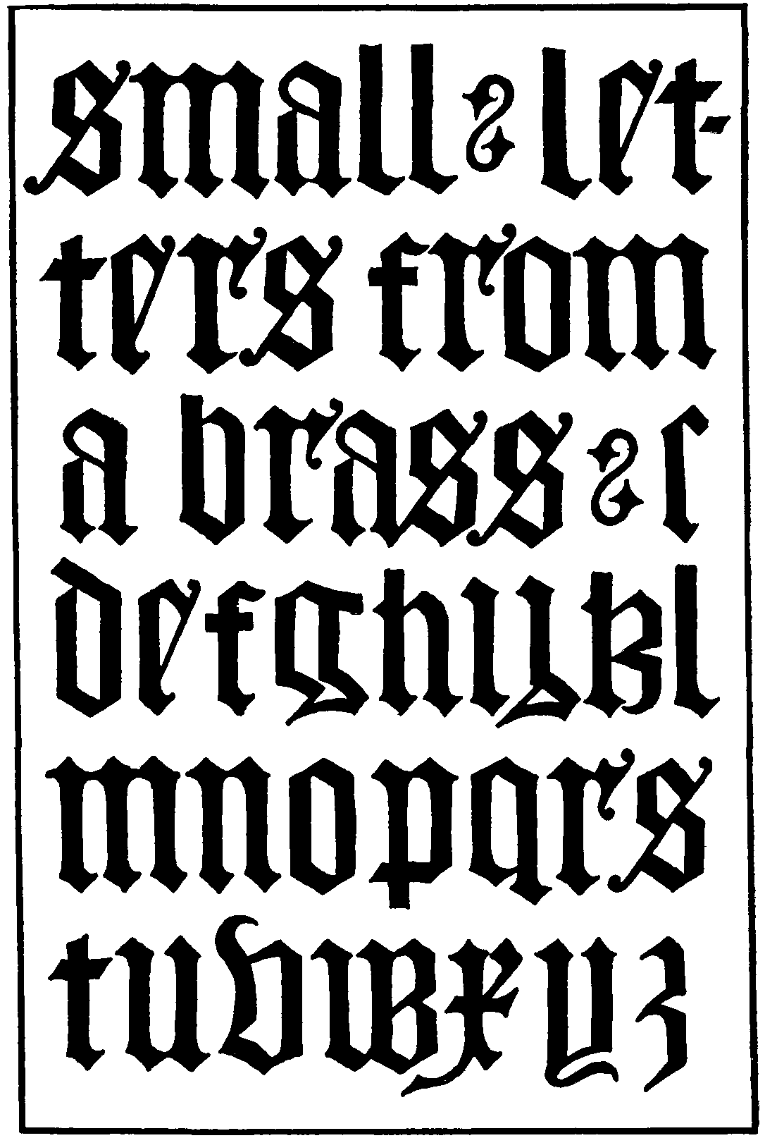 German Letter Gothic Font German Letter Gothic Font