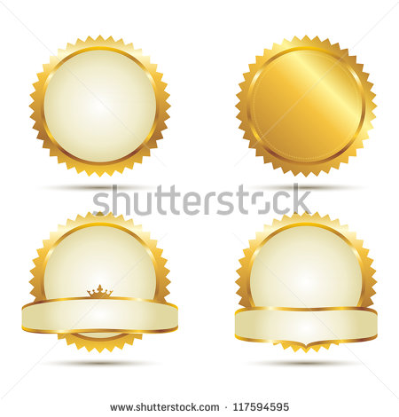 Gold Seal Vector