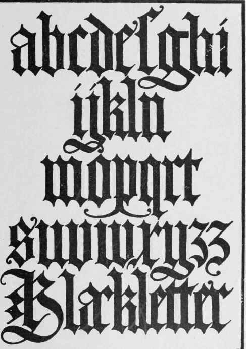Old English Font Msn 58