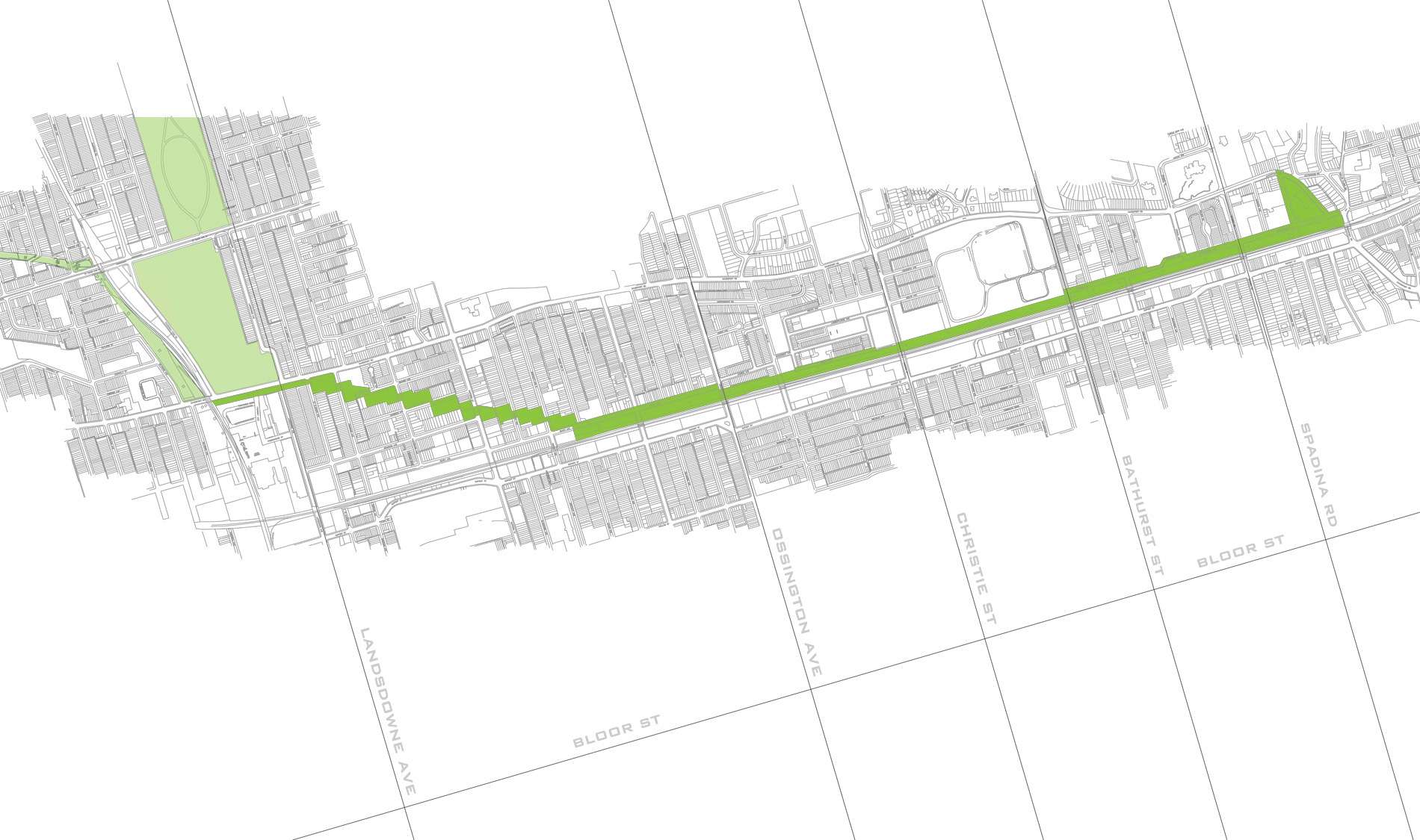 Green Line Map