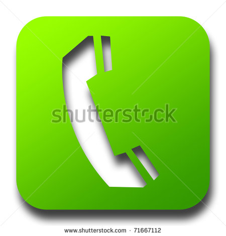 Green Logo with White Phone
