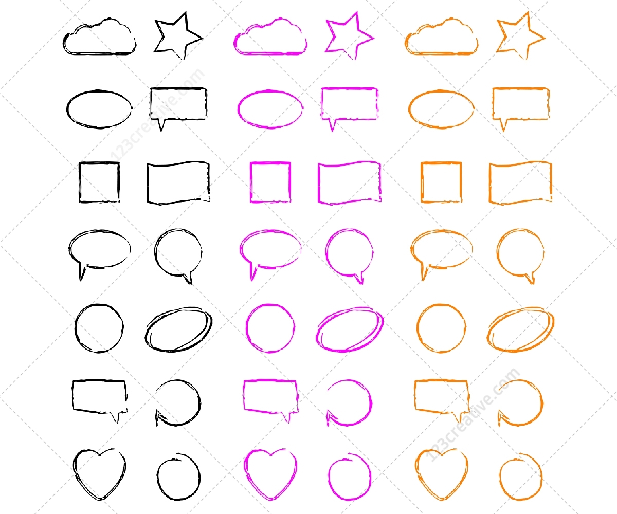 Hand Drawn Vector Shapes