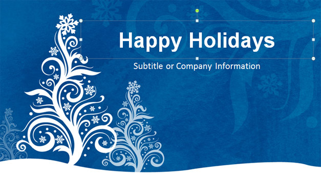 Happy Holiday PowerPoint Template