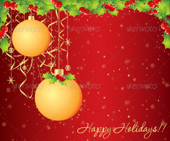 Happy Holidays Vector