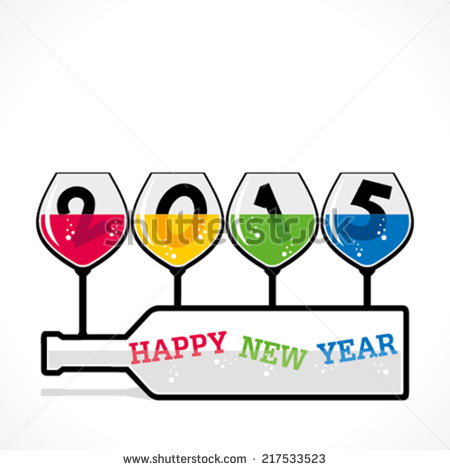 Happy New Year Wine