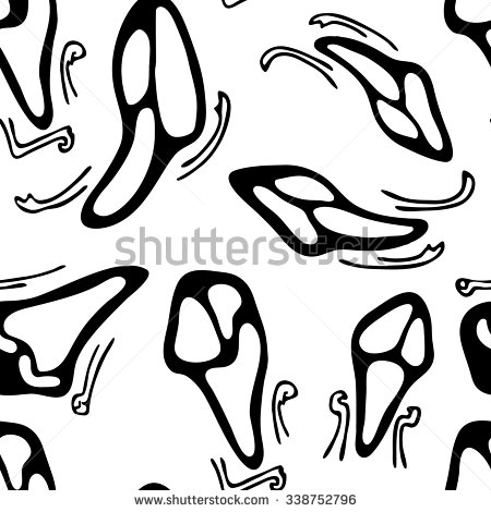 Horror Monsters Mask Clip Art