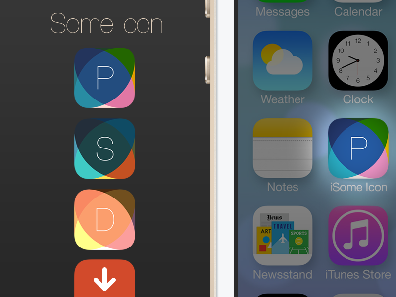 iOS 7 App Icon Template