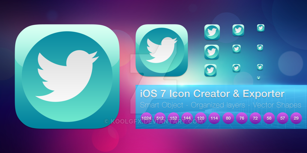 iOS 7 Flat Icons