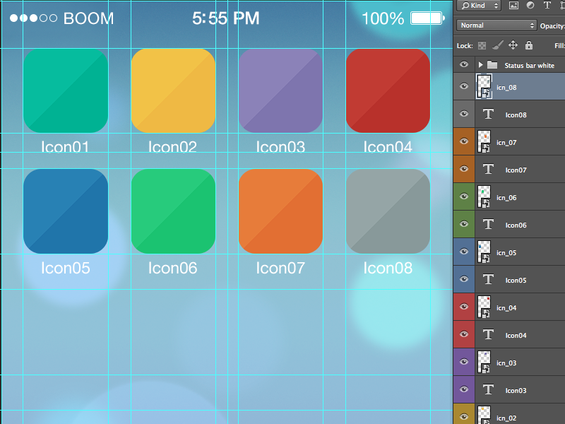 Ios7 App Icons Template