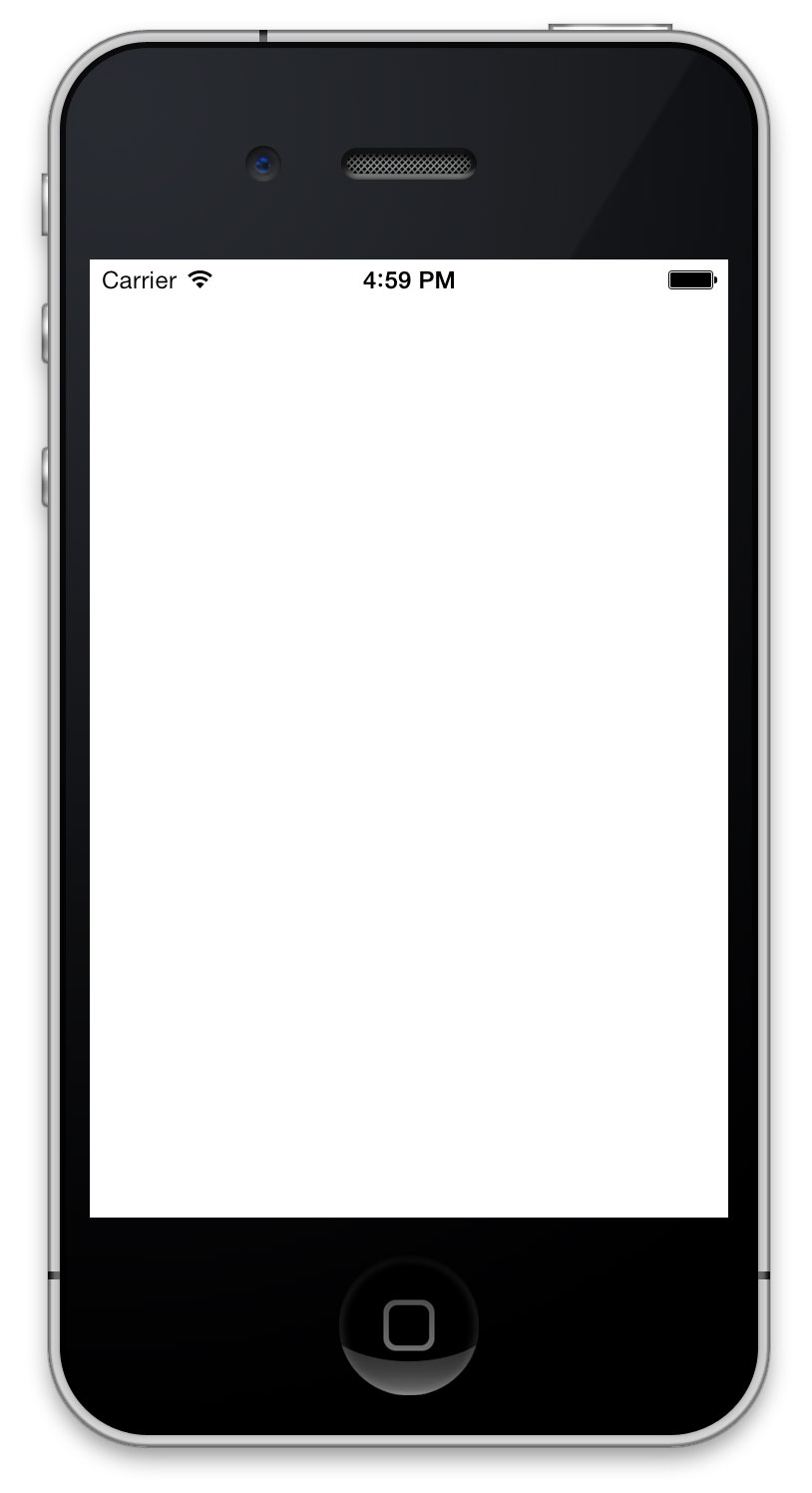 iPhone 6 Blank Screen Template