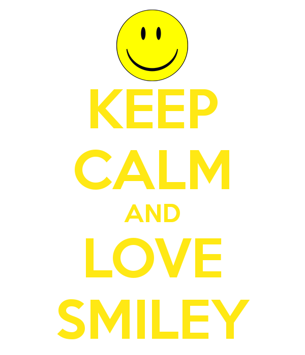 Keep Calm and Love Smiley