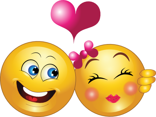 Love Couple Smiley Faces