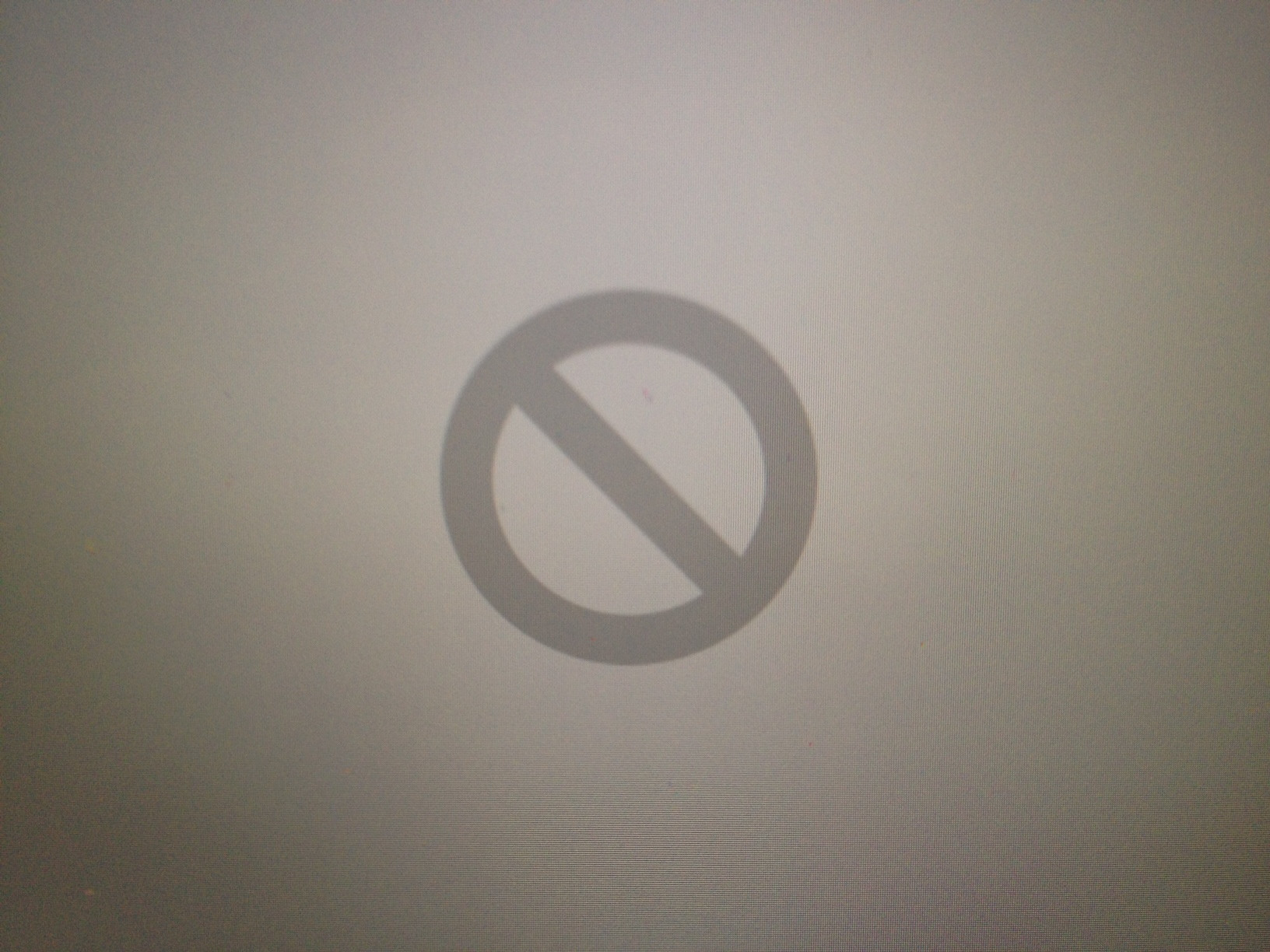 MacBook Pro Start Up Error Sign