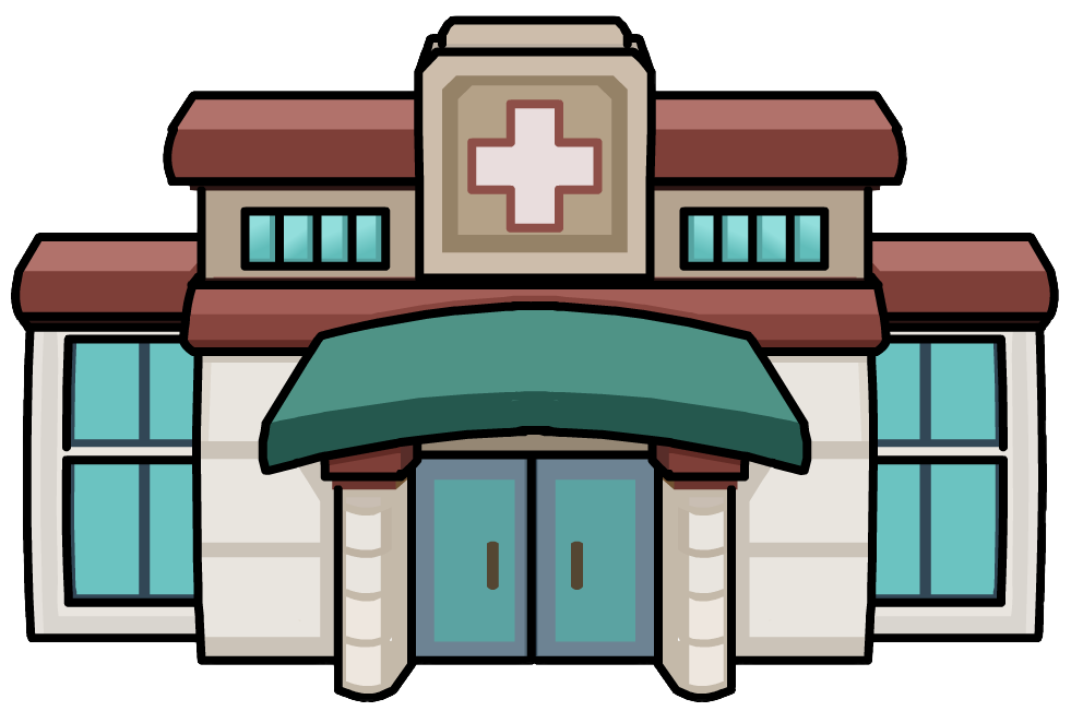 Medical Clinic Building Clip Art