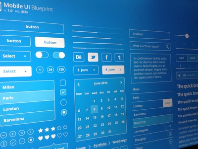 Mobile UI Elements Mobile UI Elements