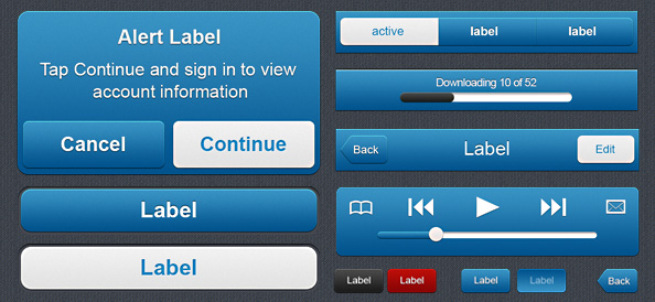 Mobile UI PSD Free Download