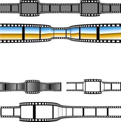 Movie Film Strip PSD