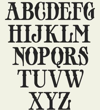 Old-Fashioned Fonts