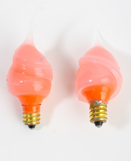 Orange Candle Light Bulbs