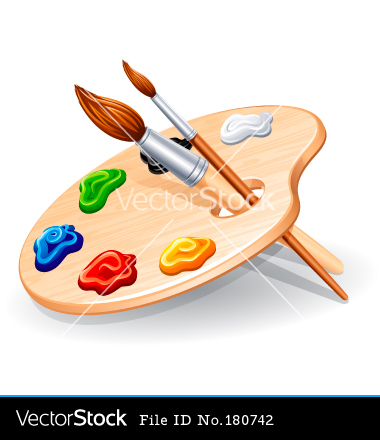 Paint Palette Vector