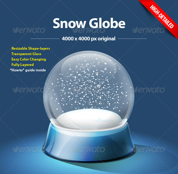 Photoshop Snow Globe