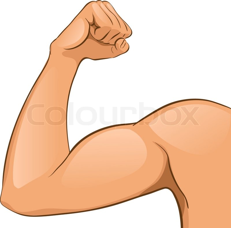Picture of Strong Man's Arm Muscles