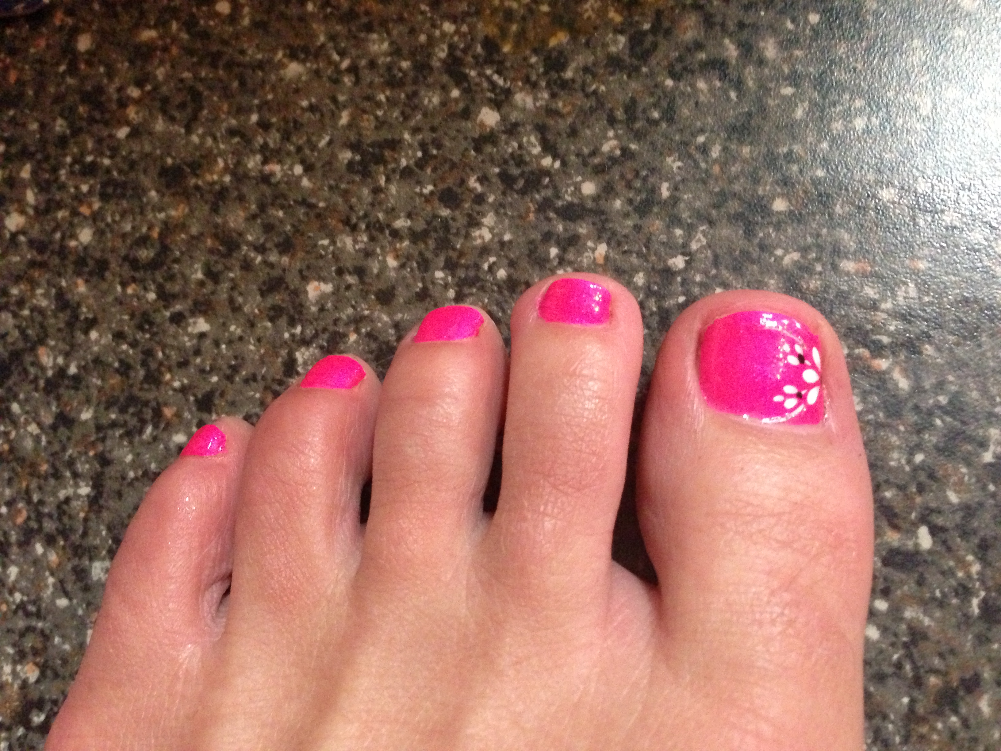 Pink Toe Nail Designs Pinterest