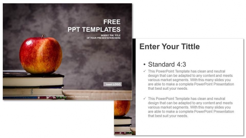 PowerPoint Templates Apple's and Books