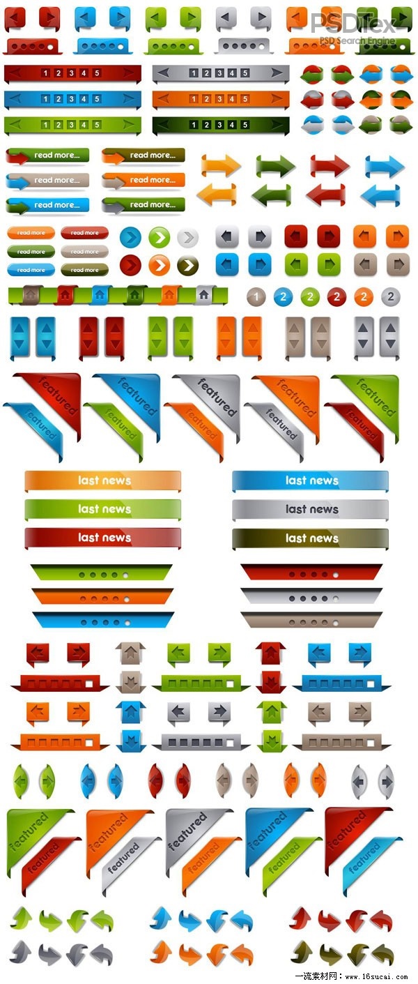 PSD Web Buttons PSD Web Buttons