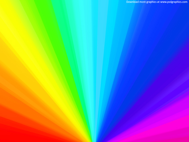 8 Rainbow PSD Files Free Images