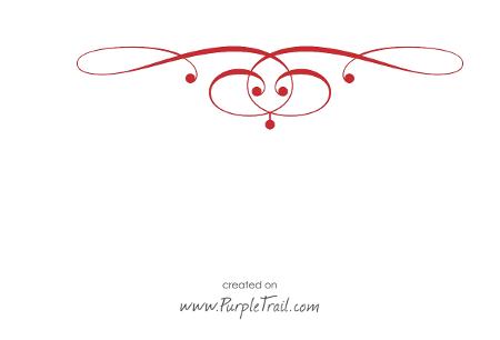 Red Elegant Swirl Designs