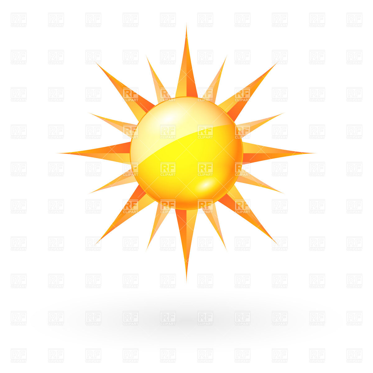 Rising Sun Clip Art