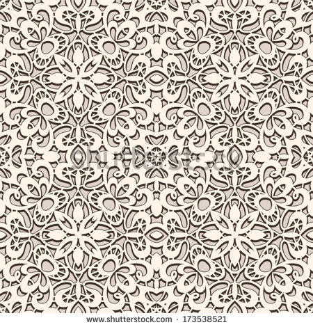 Seamless Lace Texture Vector