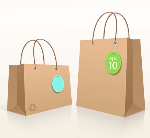 Shopping Bag Icon Vector