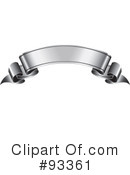 Silver Ribbon Banner Clip Art Free