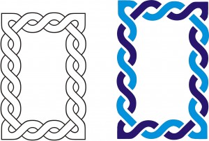 Simple Celtic Border Design