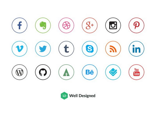 Social Media Icons Free Download