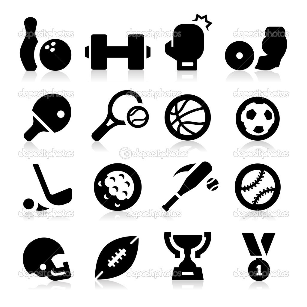 Sports Equipment Icons