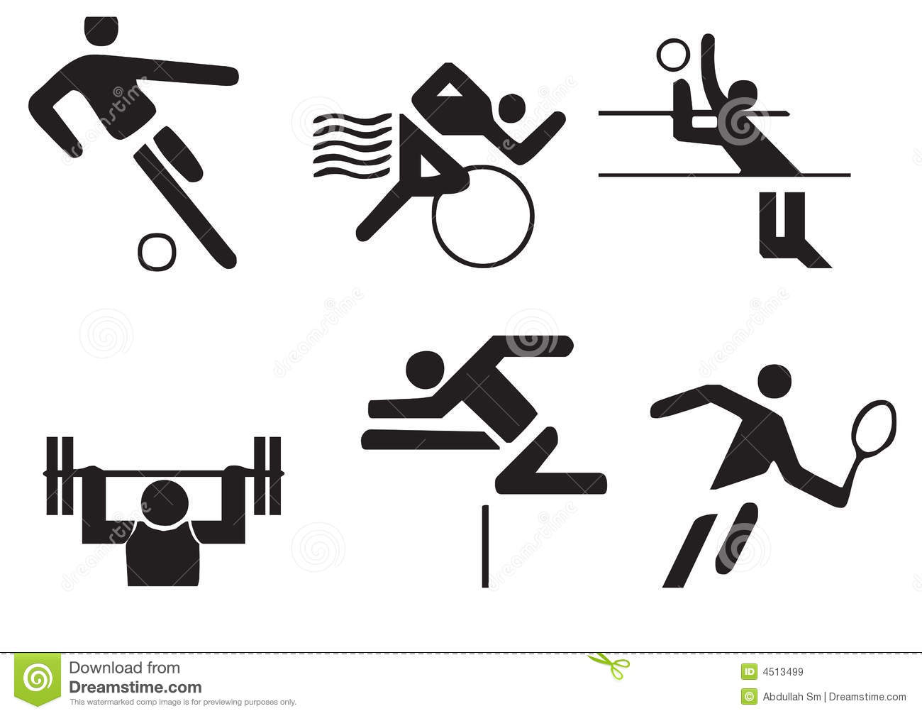 Sports Symbols Clip Art