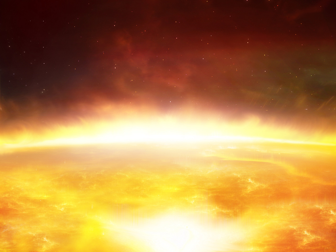 Sun From Space Wallpaper Desktop