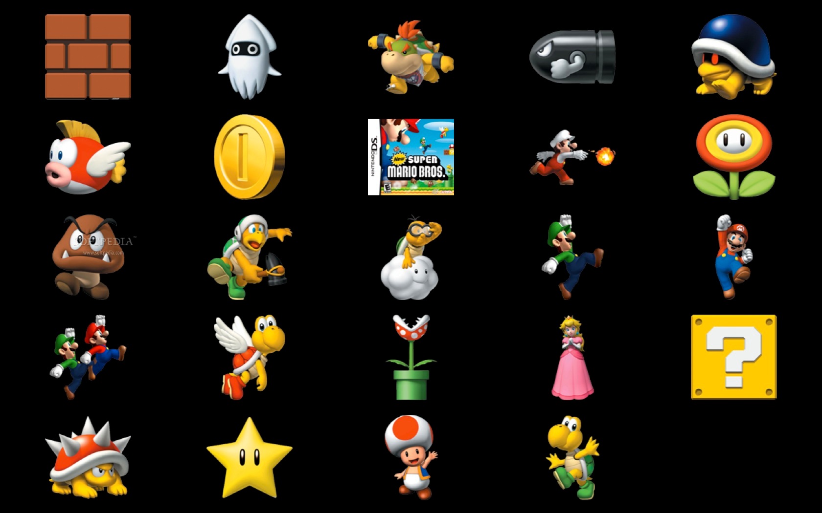 Super Mario Bros Icons